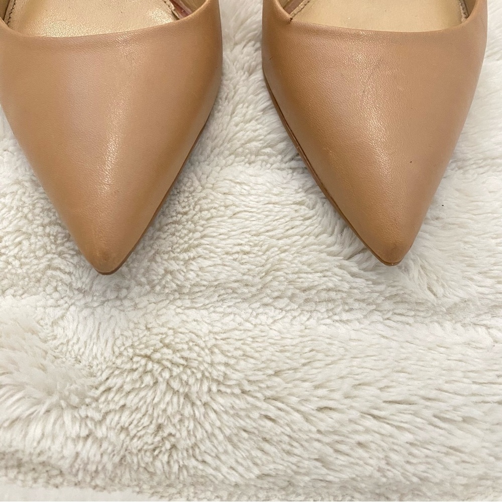 Michael Kors Tan Leather Pumps Heels Size 7 - Picture 3 of 15